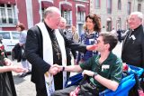 2011 Lourdes Pilgrimage - Archbishop Dolan with Malades (62/267)
